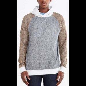 BDG Colorblocked Pullover Hoodie - L